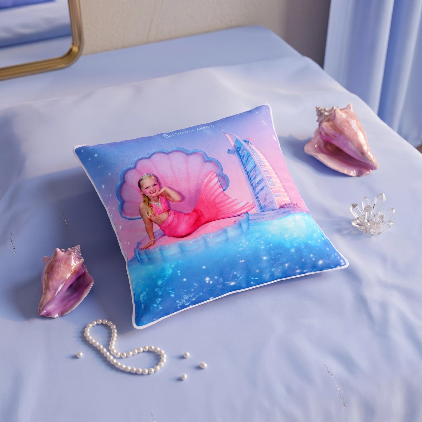 Dubai Mermaid Cushion – Burj Al Arab Edition