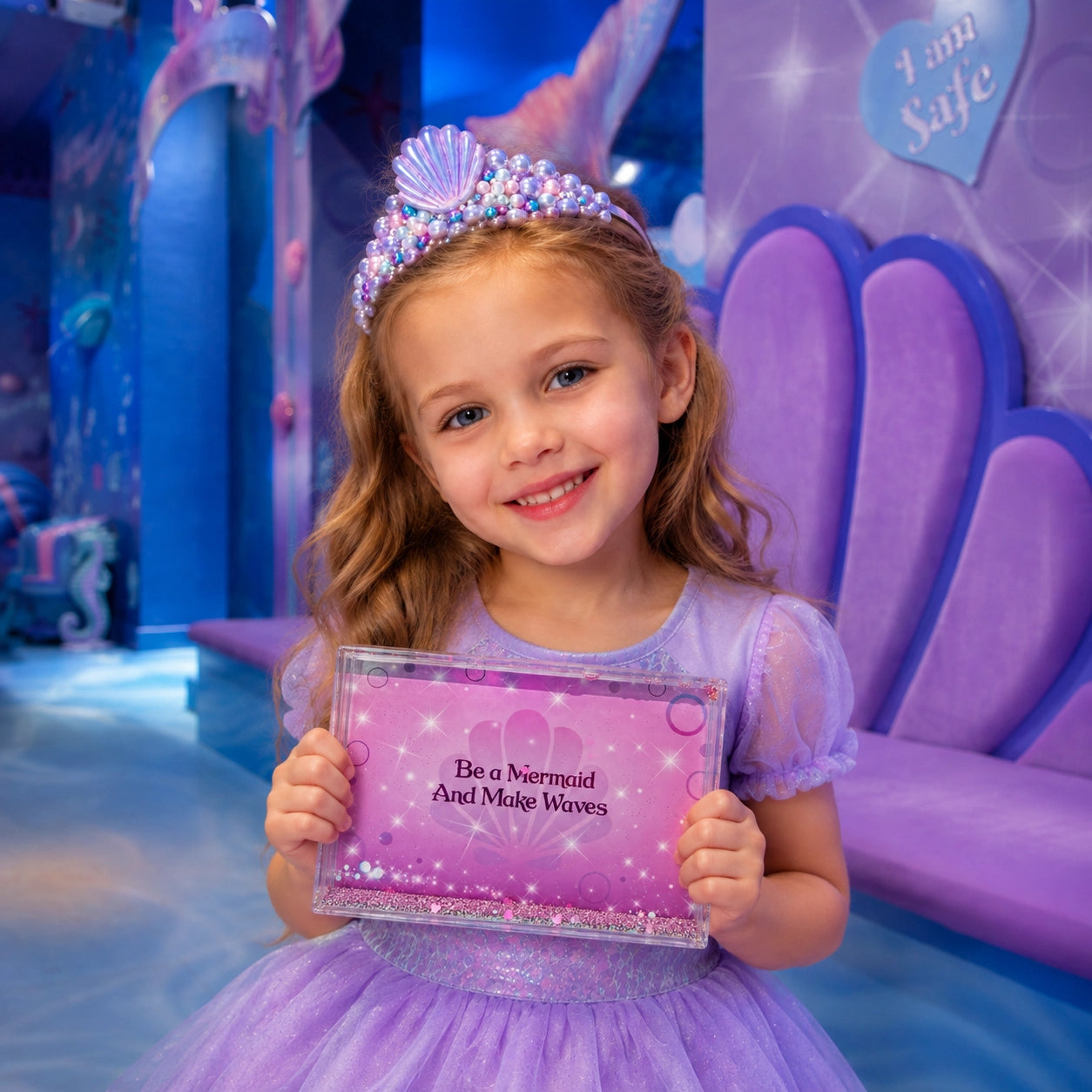 Mermaid Glitter Frame
