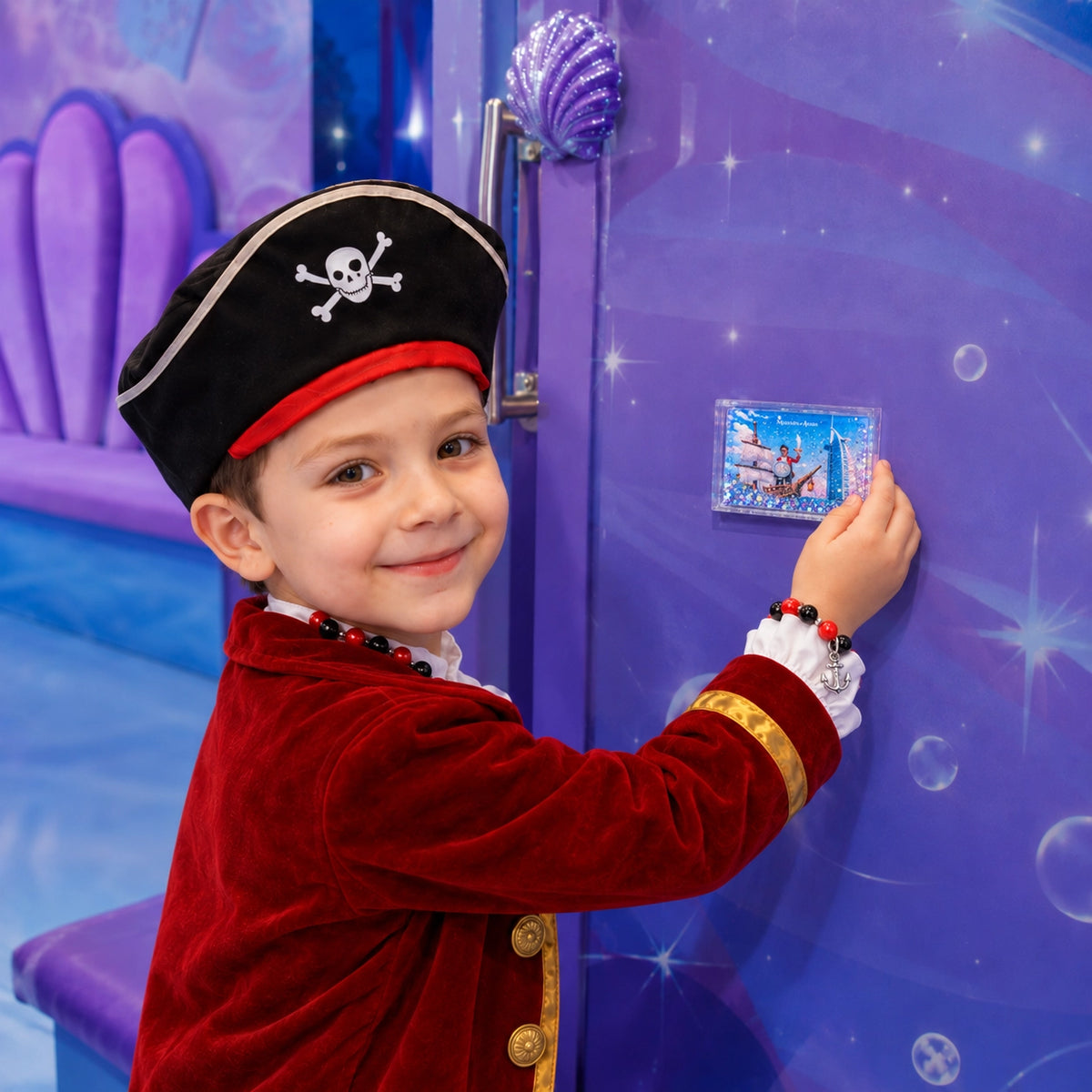 Pirate Glittery Magnets Set