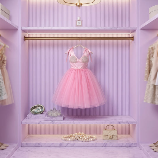 Shell Princess Pink Dress