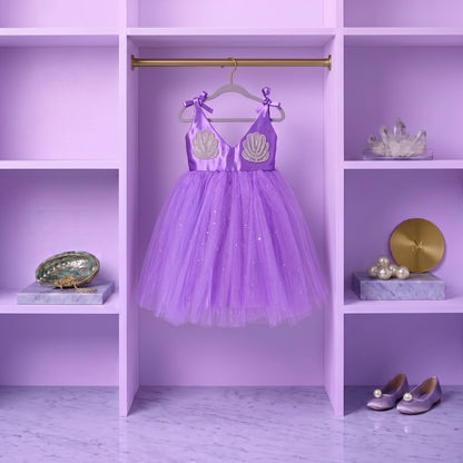 Shell Princess Purple Dress
