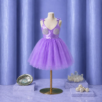 Shell Princess Purple Dress