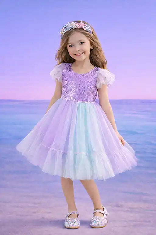 Purple Sequin Fairy Dress