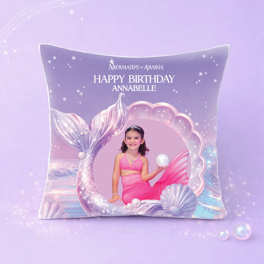 Mermaid Shell Cushion – Personalised Keepsake