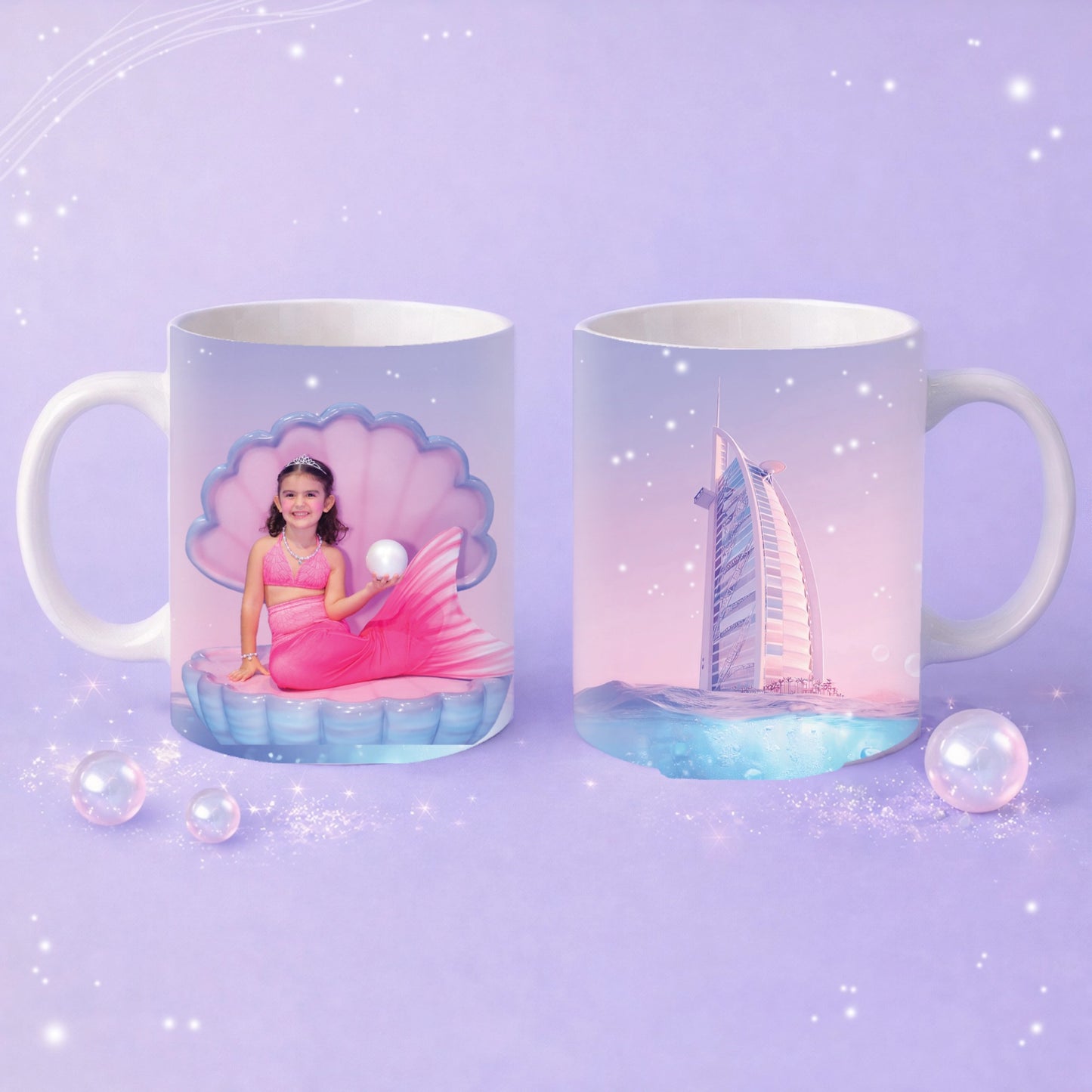 Dubai Mermaid Dreams Mug – Burj Al Arab Edition